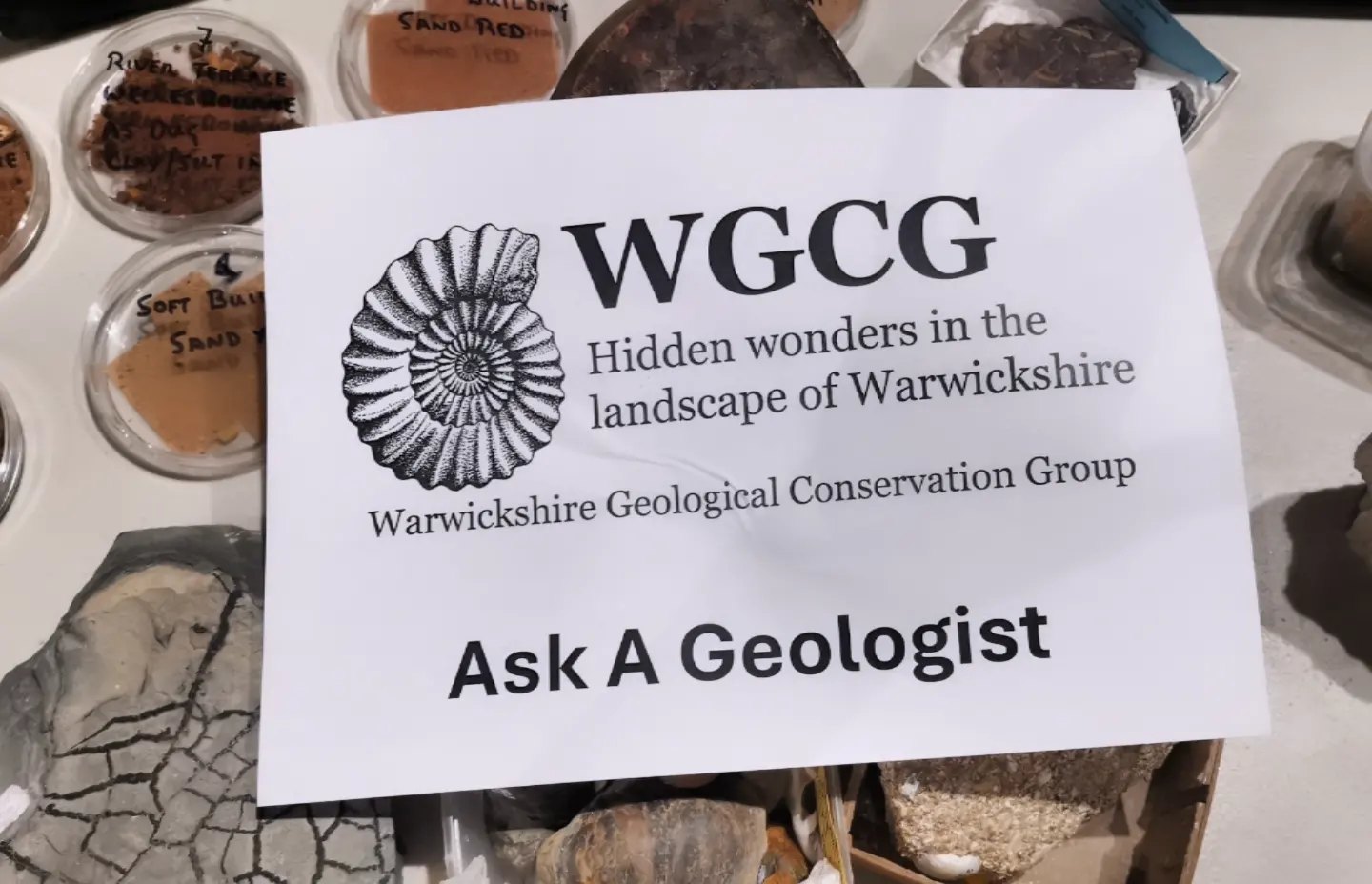 Ask a geologist flyer