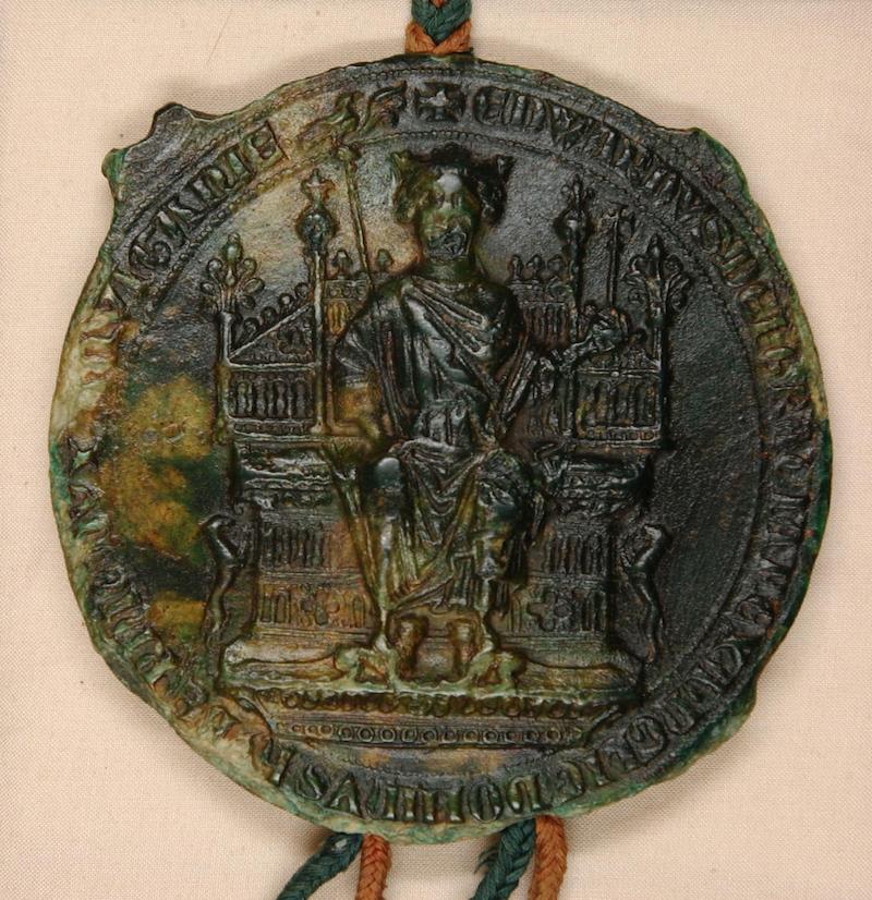 A picture of an old seal