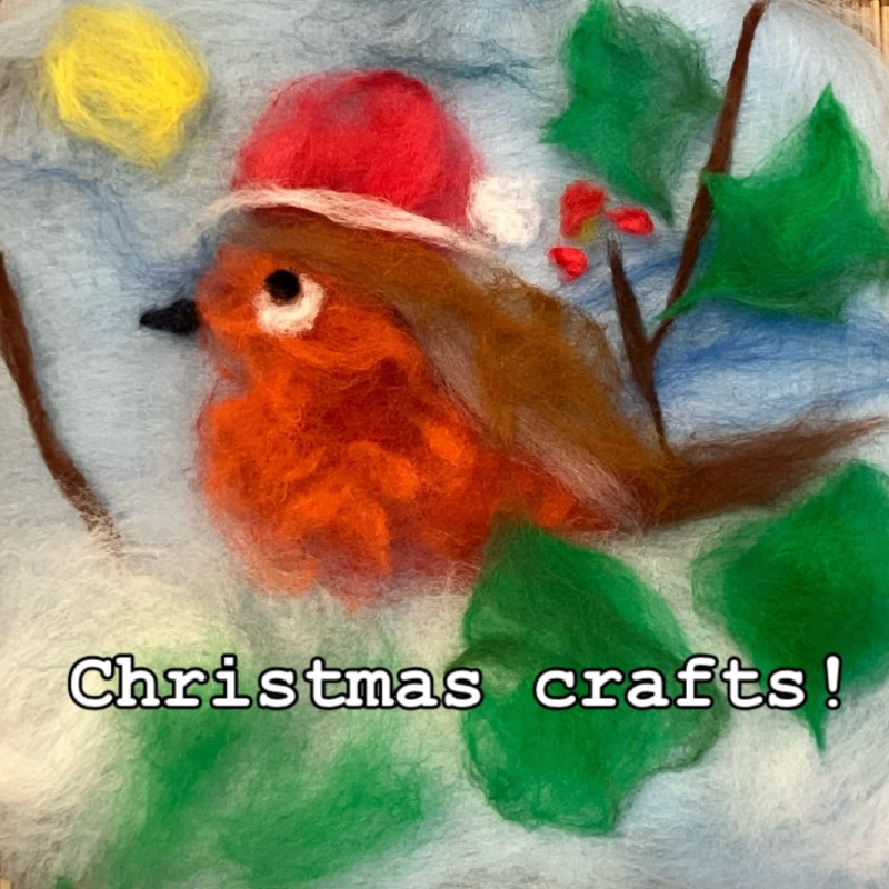 Felt christmas crafts