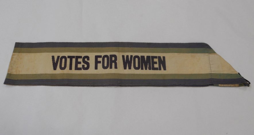 Suffragette sash