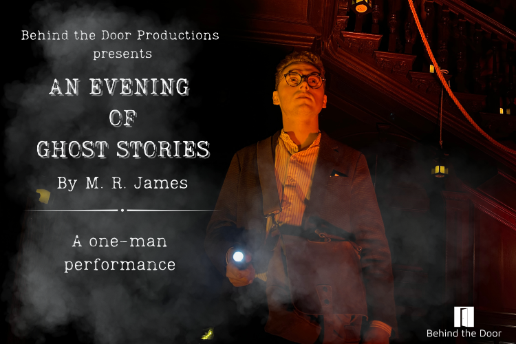 &quot;an evening of ghost stories&quot; promotional poster
