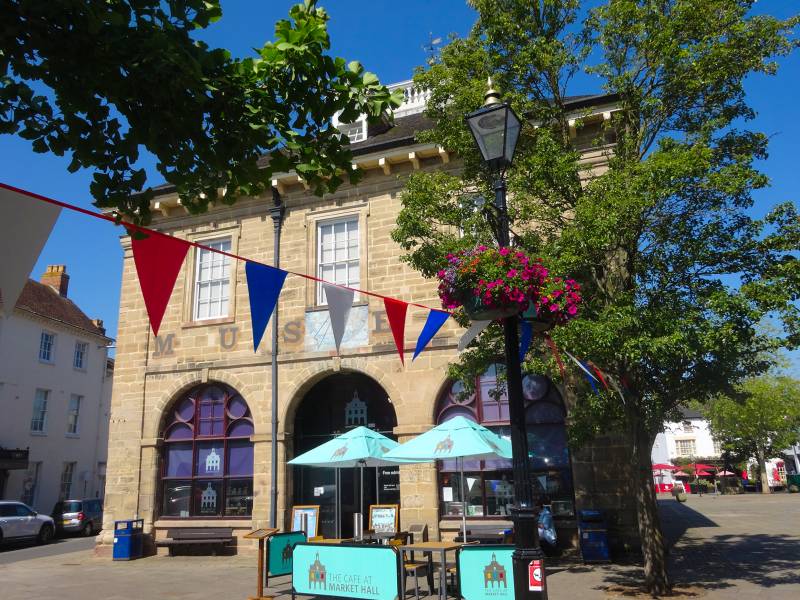 A front shot of Market Hall Museum