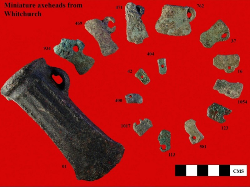 Miniature axeheads from whitchurch