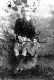 Portrait of a boy with the surname Johnstone. 1893.