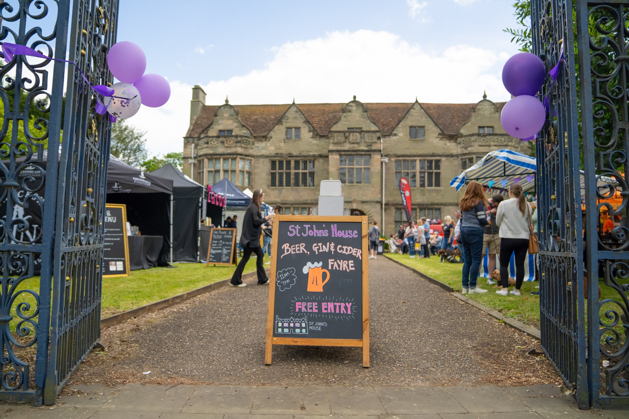 Picture of the St John's Fayre entrance