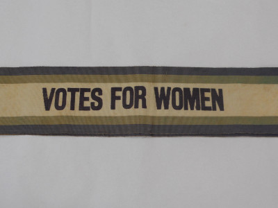 Suffragette banner