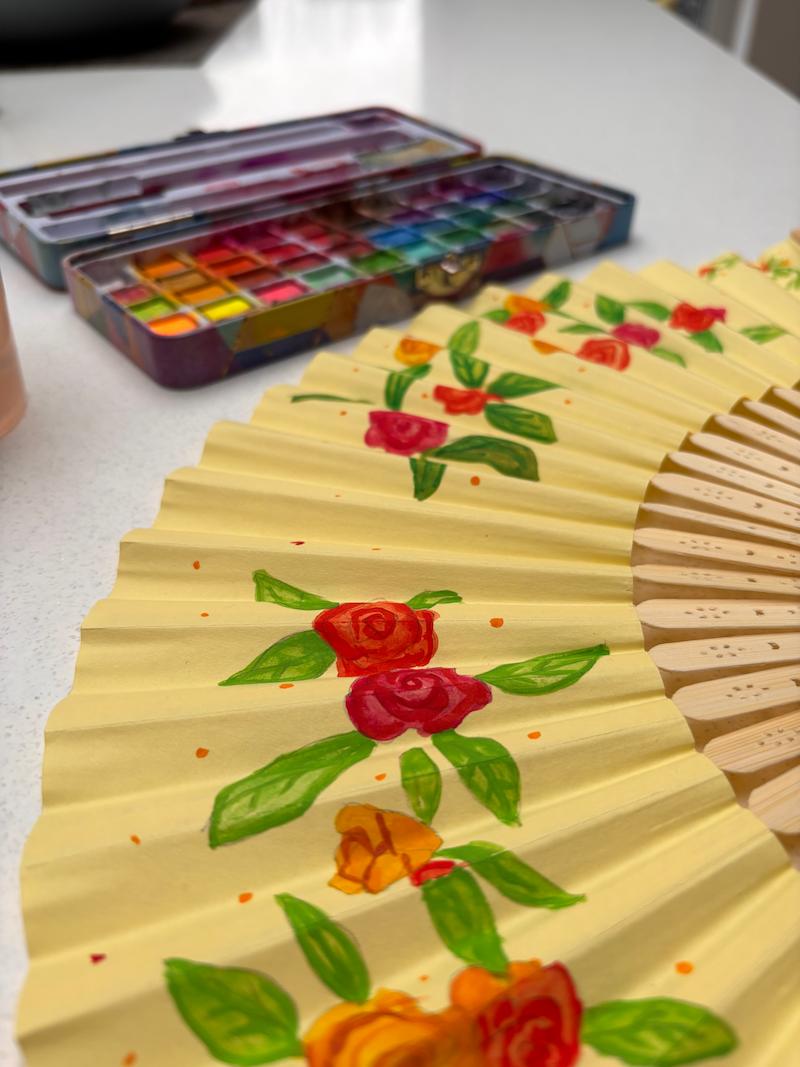 Fan painting