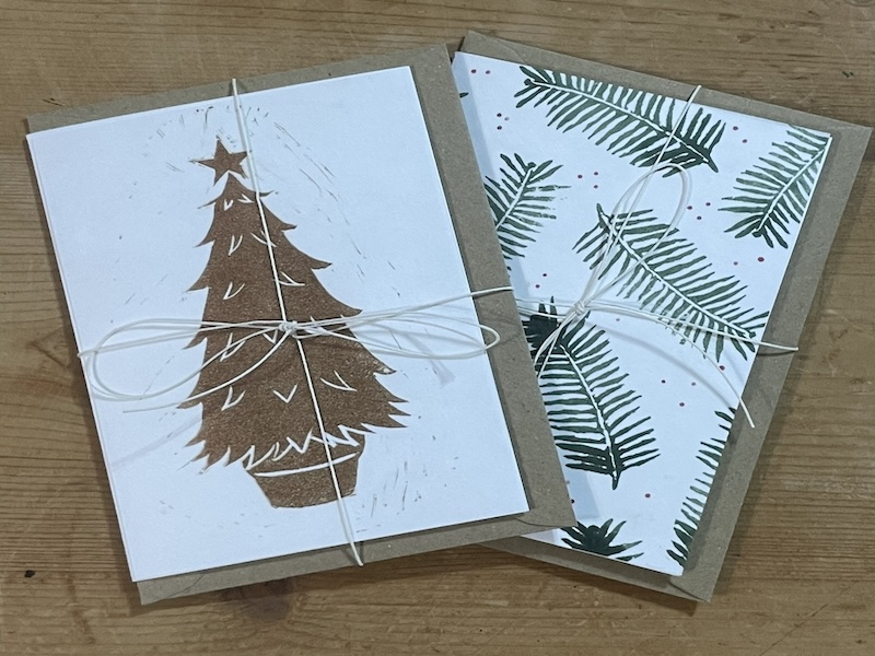 Christmas Card Lino Printing Workshop
