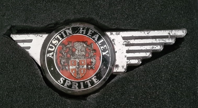 Sprite Healey car marque (badge)