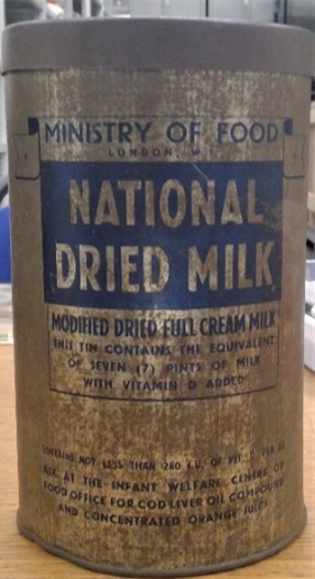 Rationed Evaporated Milk Tin