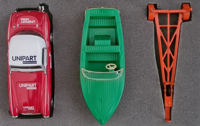 Austin Healey and Healey motorboat toys