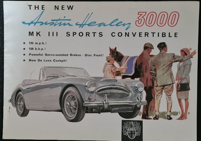 Sales brochure for the Austin-Healey 3000