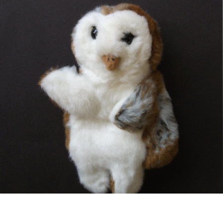 Barn owl puppet