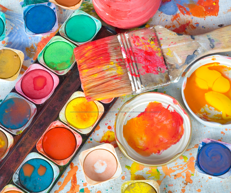 Image of paint pots